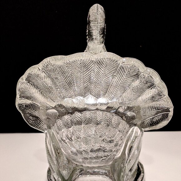 L.E. Smith Turkey Covered Dish - Clear Glass - Picture 8 of 10